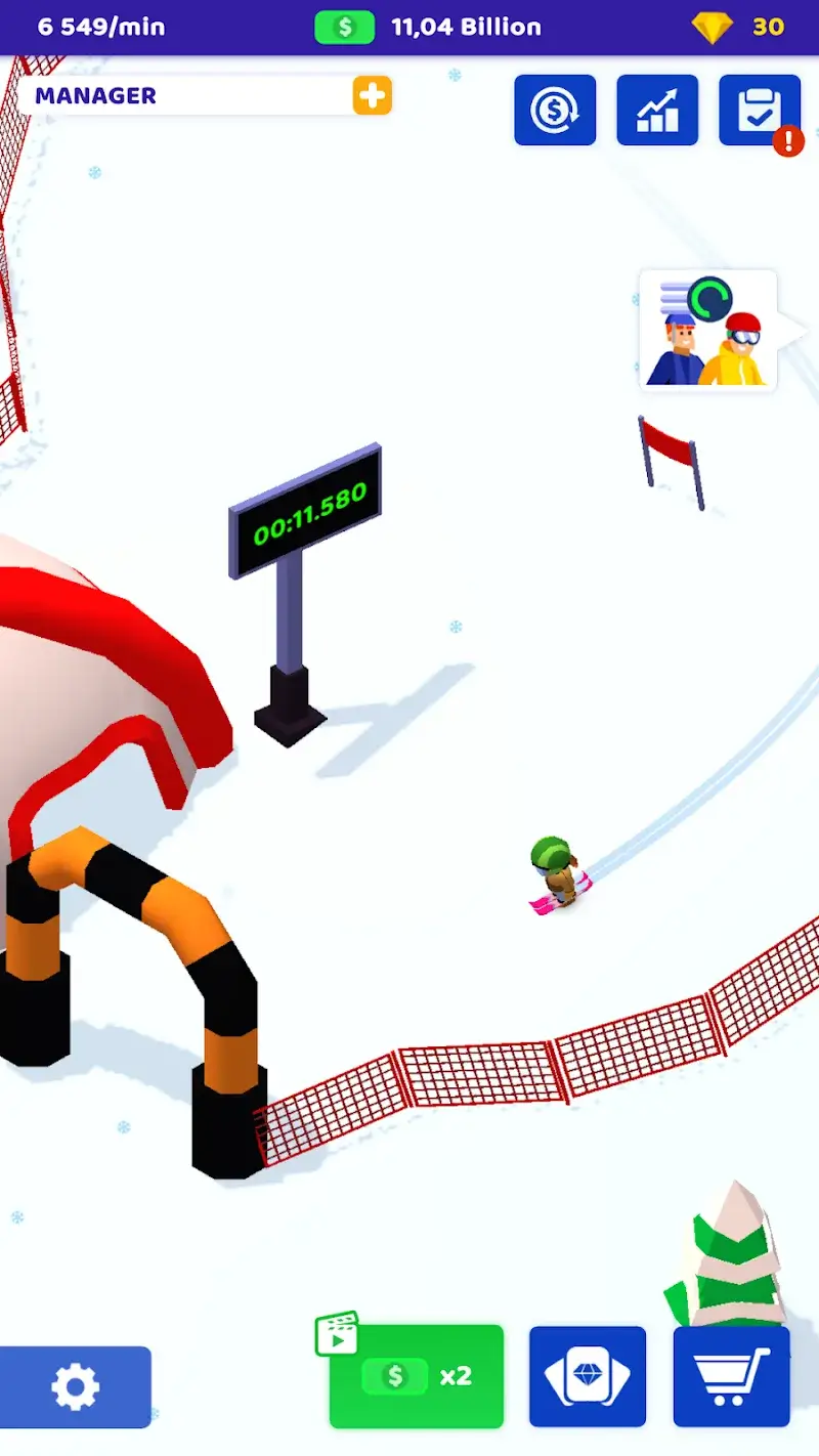 Tangkapan layar Ski Resort: Idle Snow Tycoon 4