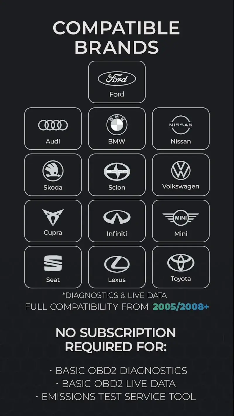Carista OBD2 app preview 2