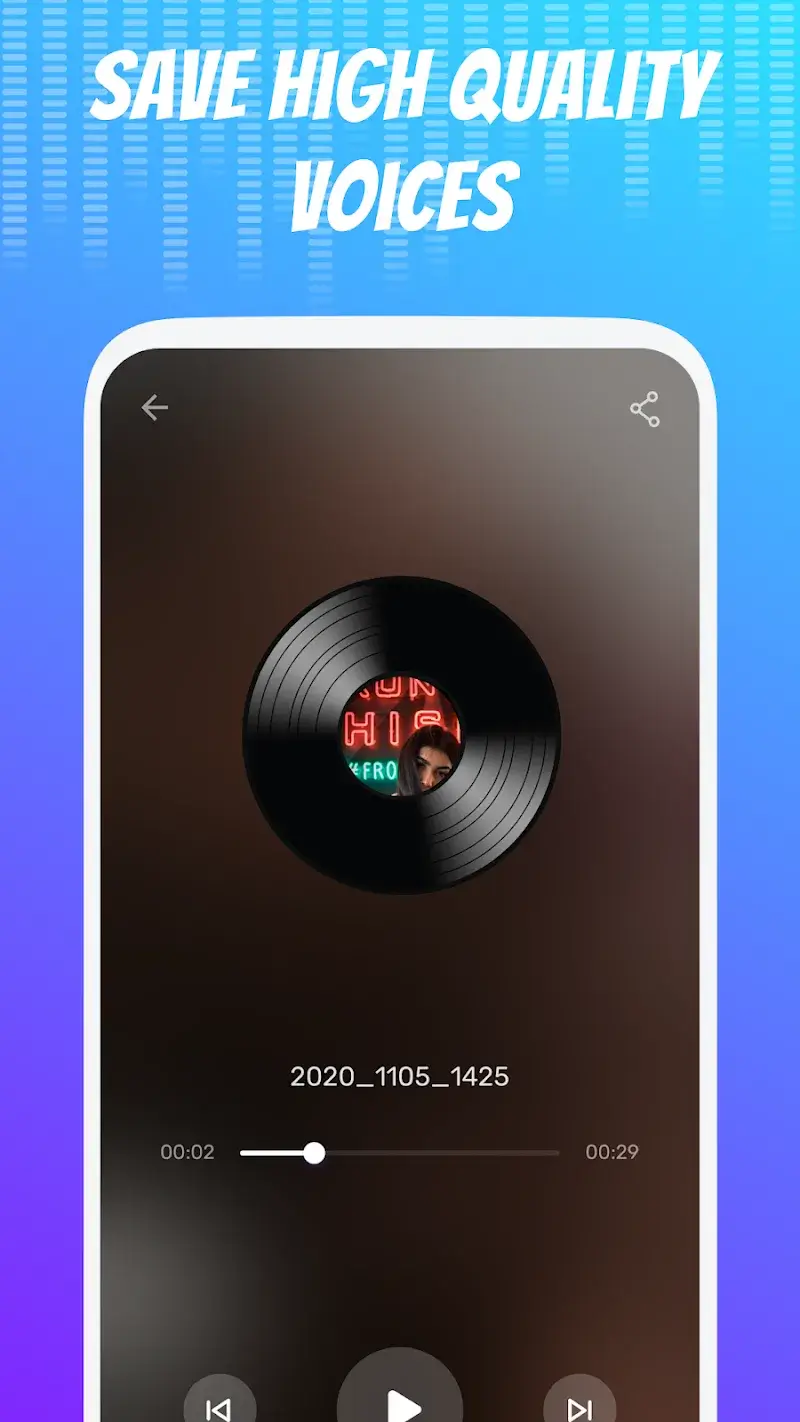 Screenshot 6 dell'app Voice Changer