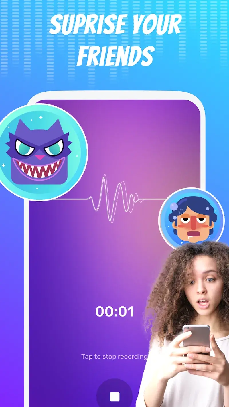 Screenshot 4 dell'app Voice Changer