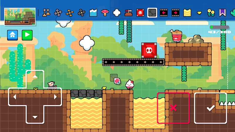 Tangkapan Layar Gameplay DIY Dadish 4