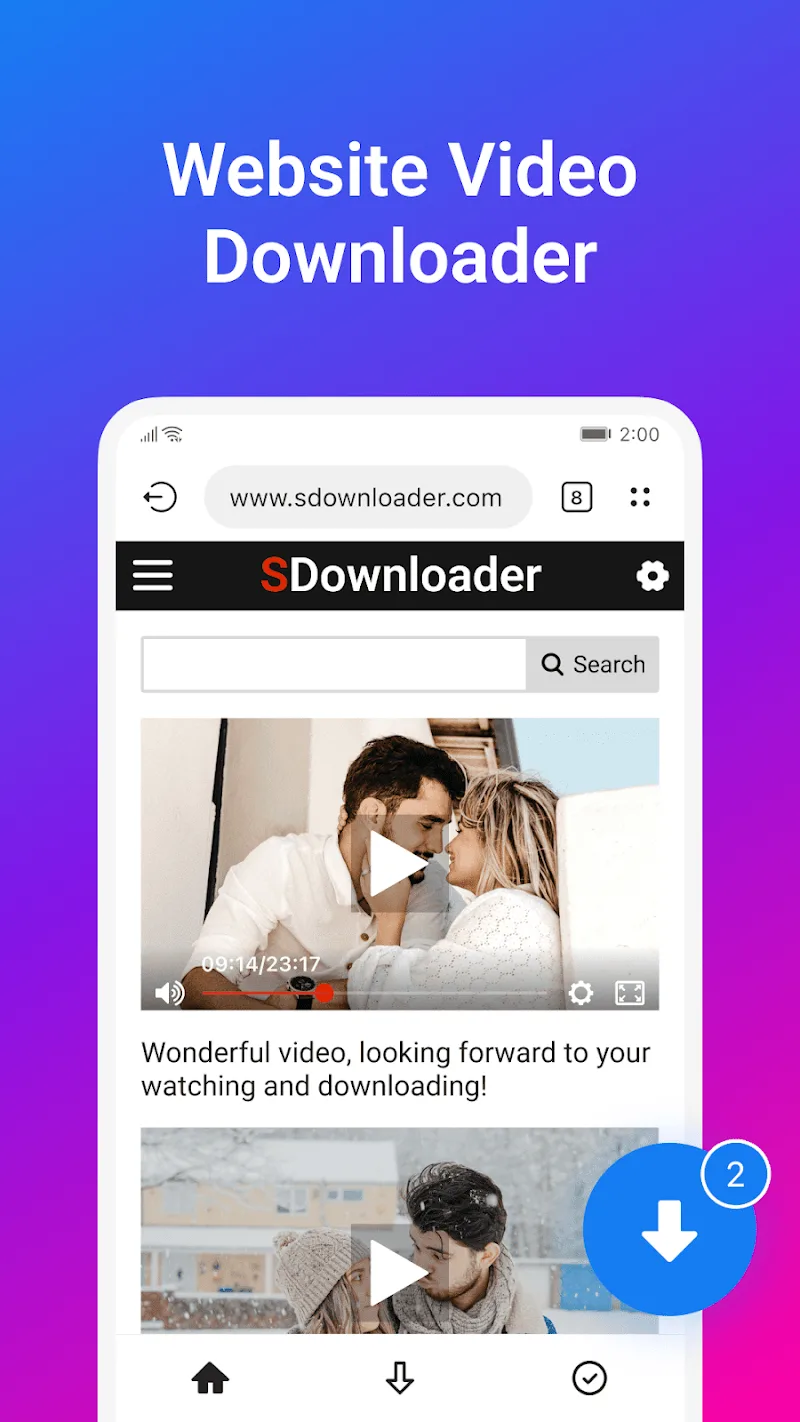 Screenshot 1 di SDownloader