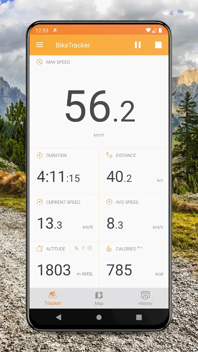 Captura de pantalla de Bike Tracker 4