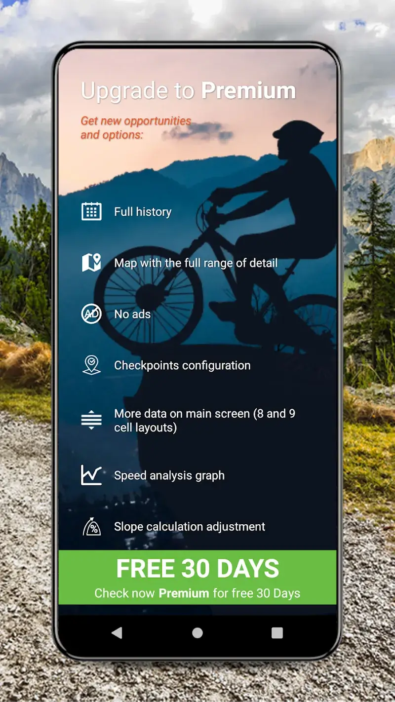 Captura de pantalla de Bike Tracker 5
