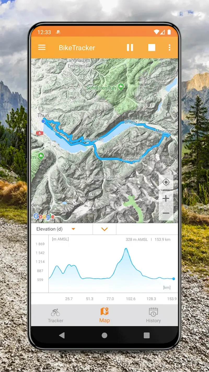 Captura de pantalla de Bike Tracker 3
