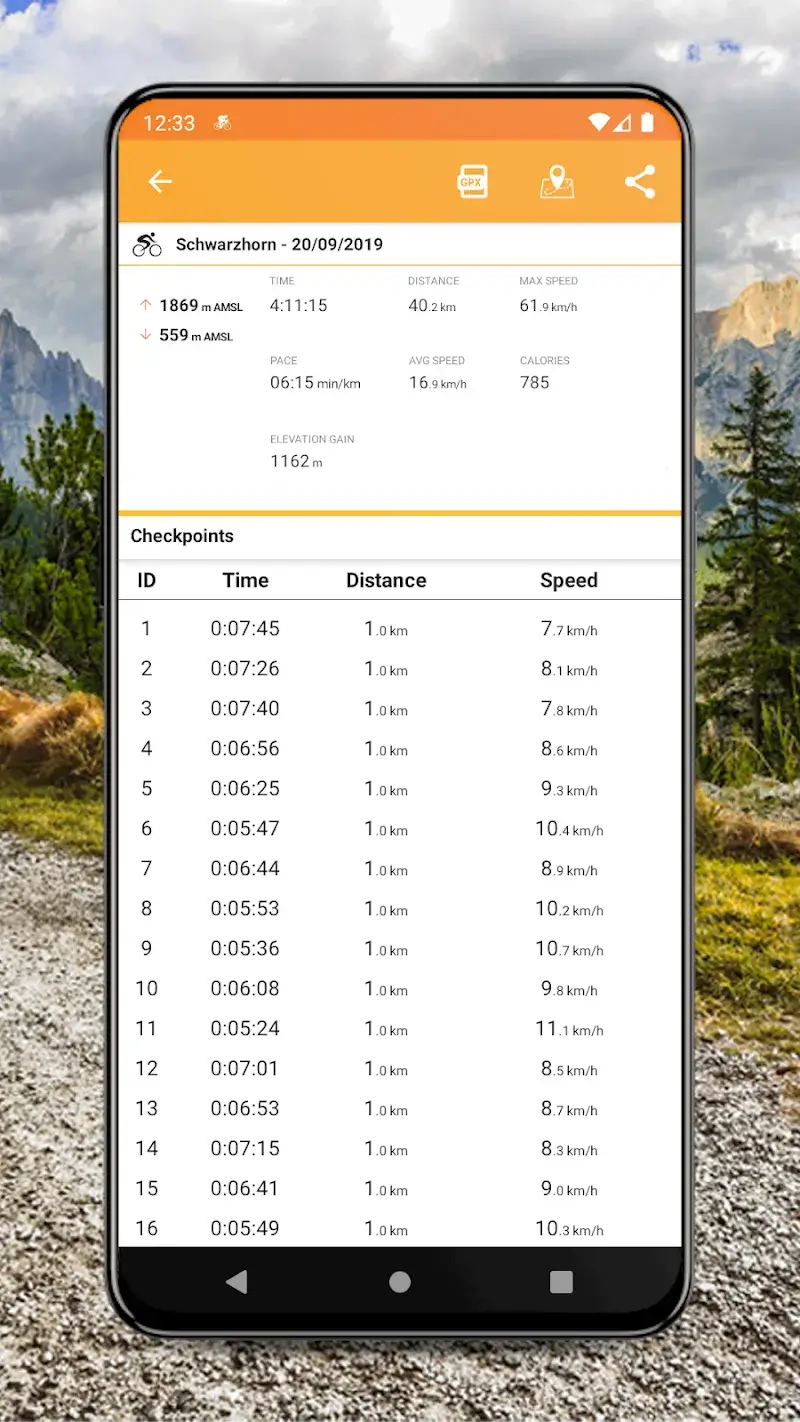 Captura de pantalla de Bike Tracker 6