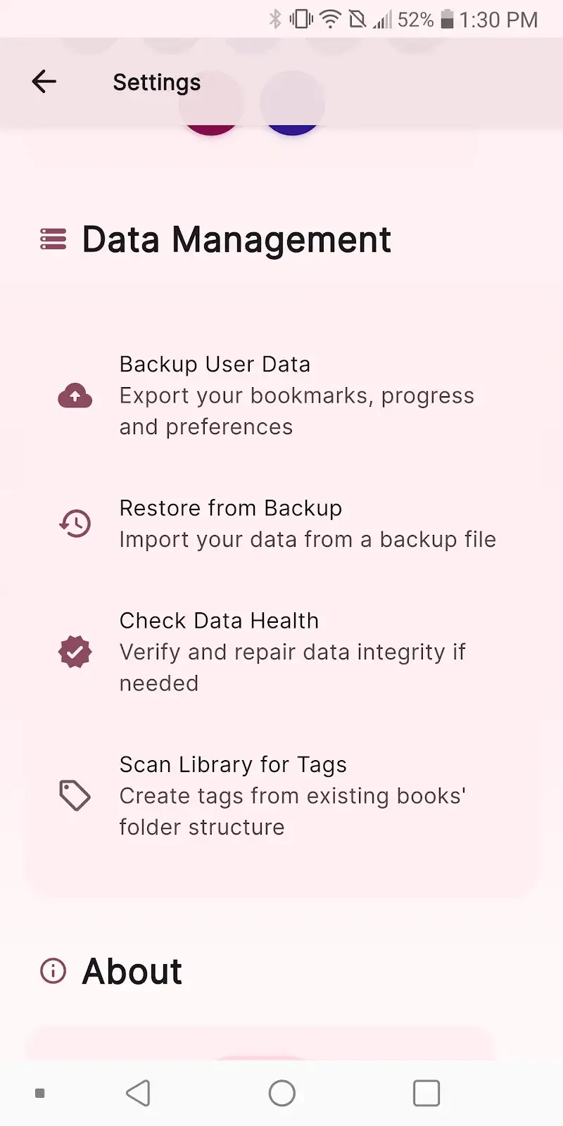 Tangkapan layar Widdle Reader 5