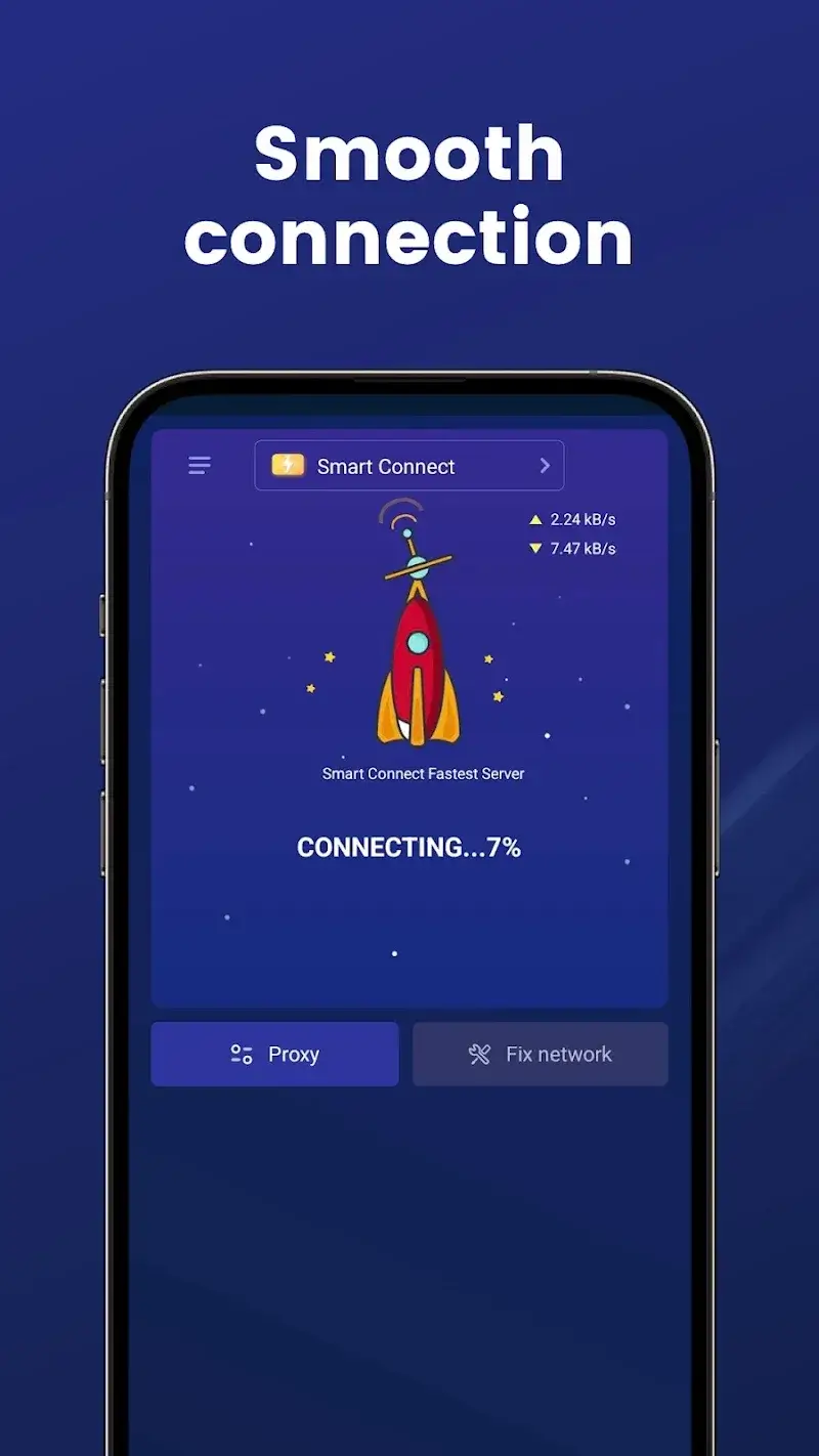 Captura de pantalla de Rocket VPN 2