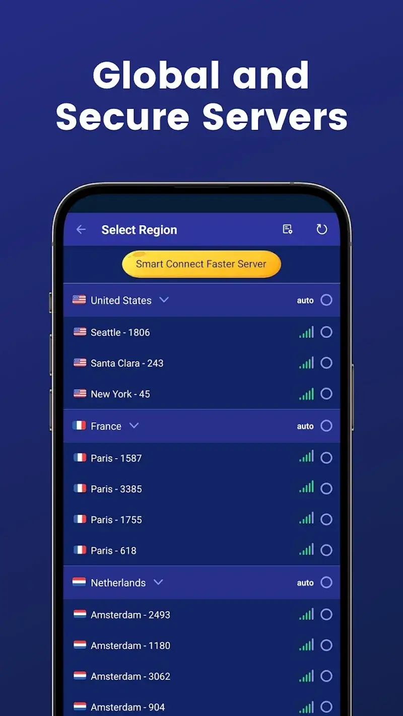 Captura de pantalla de Rocket VPN 3