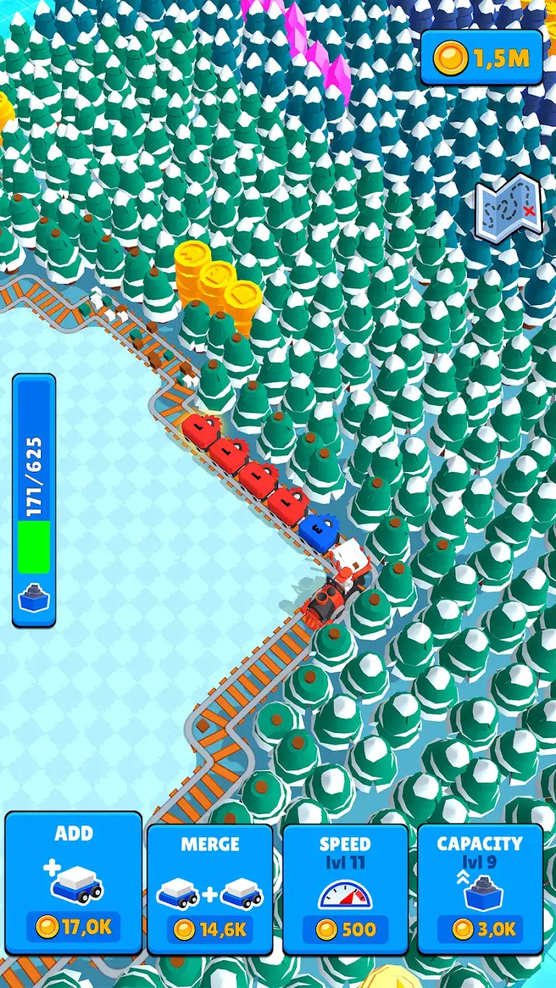 Captura de pantalla 4 de Train Miner: Idle Railway