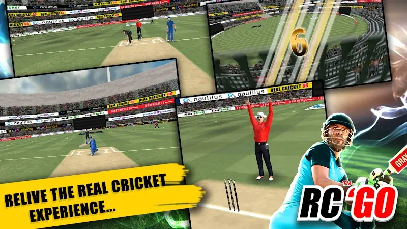 Screenshot 4 del gameplay di Real Cricket™ GO
