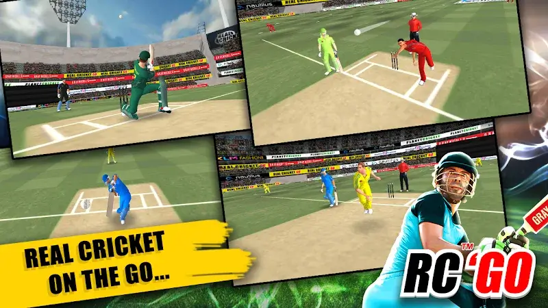 Screenshot 3 del gameplay di Real Cricket™ GO