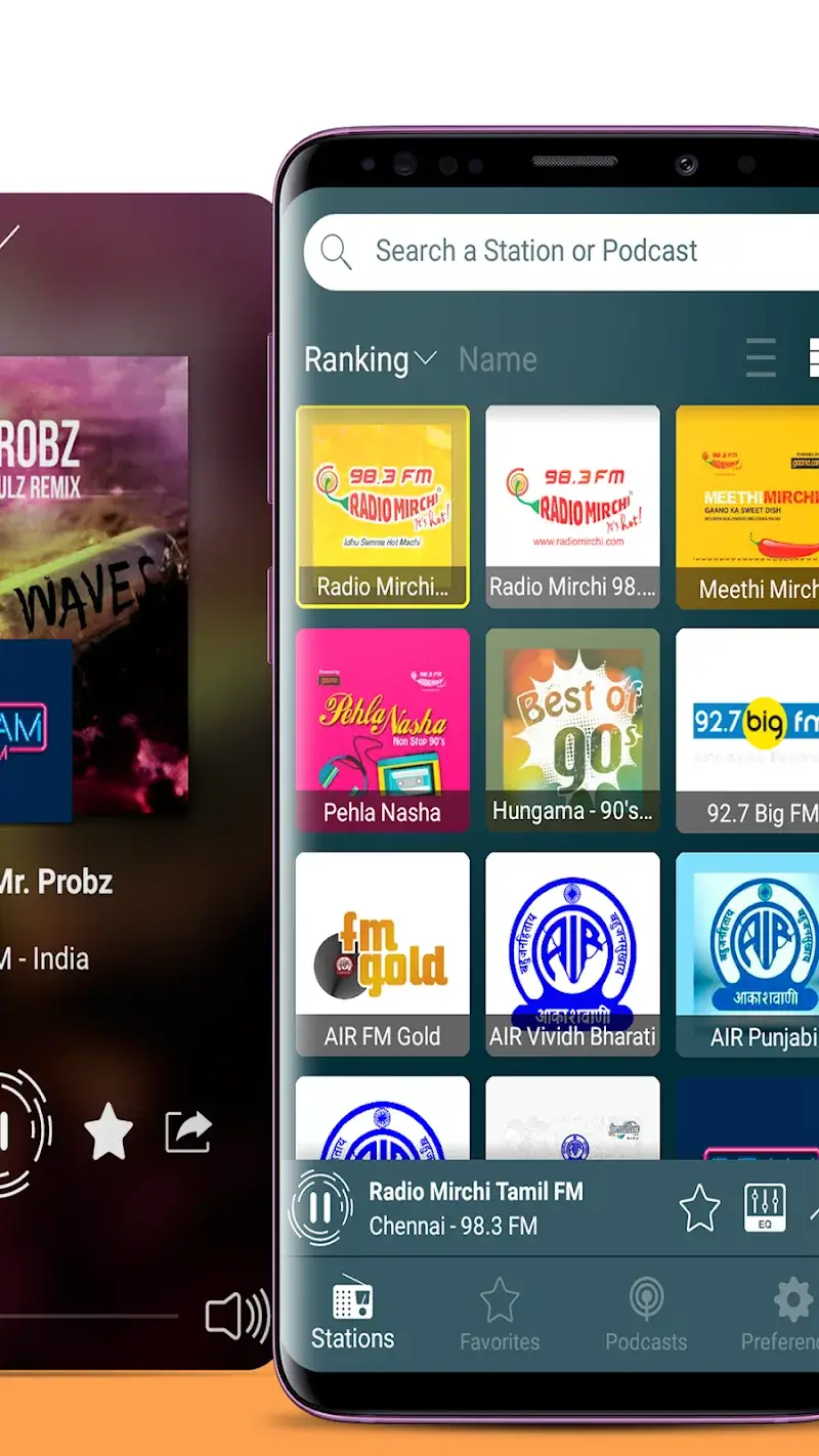 Captura de pantalla 2 de FM Radio India all stations