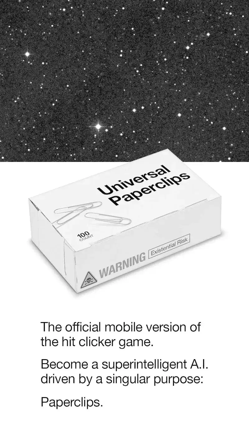 Universal Paperclips gameplay screenshot 1