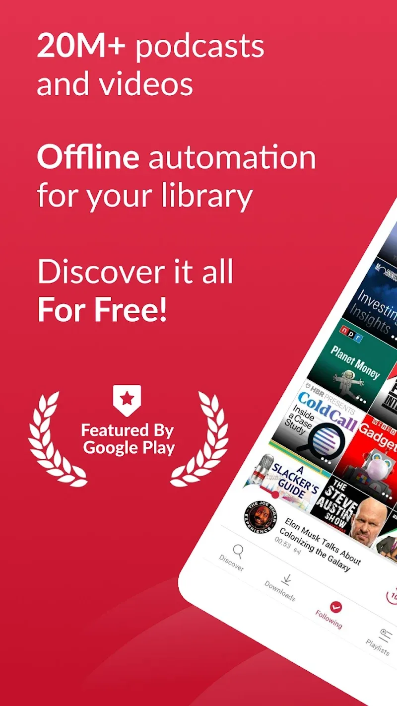 Captura de pantalla 1 de Player FM