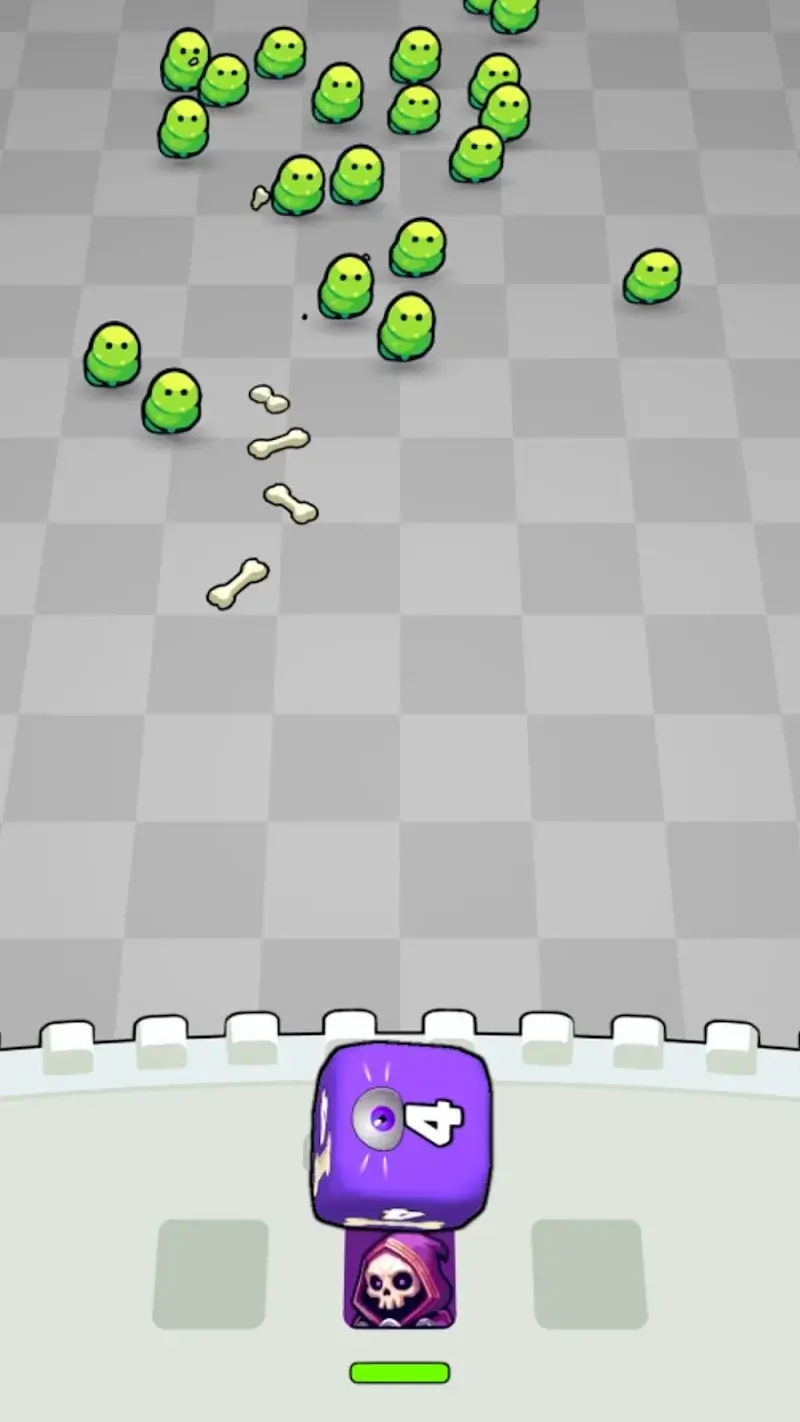 Dice vs Monsters: Idle Defense ภาพหน้าจอ 1