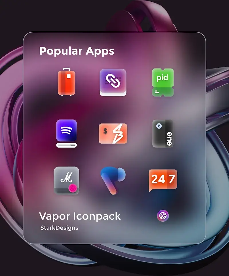 Vapor IconPack – Modern Icons 스크린샷 6