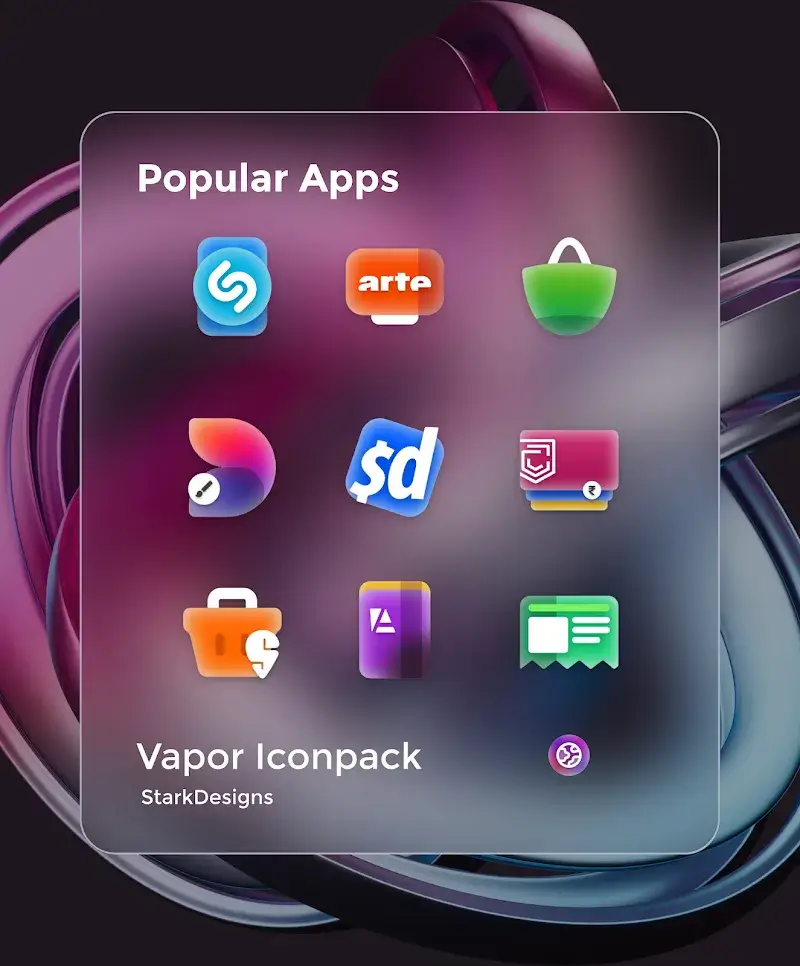 Vapor IconPack – Modern Icons 스크린샷 5