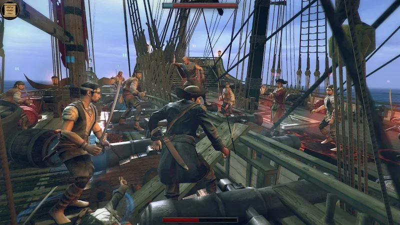 Tangkapan layar gameplay Pirates Flag 6