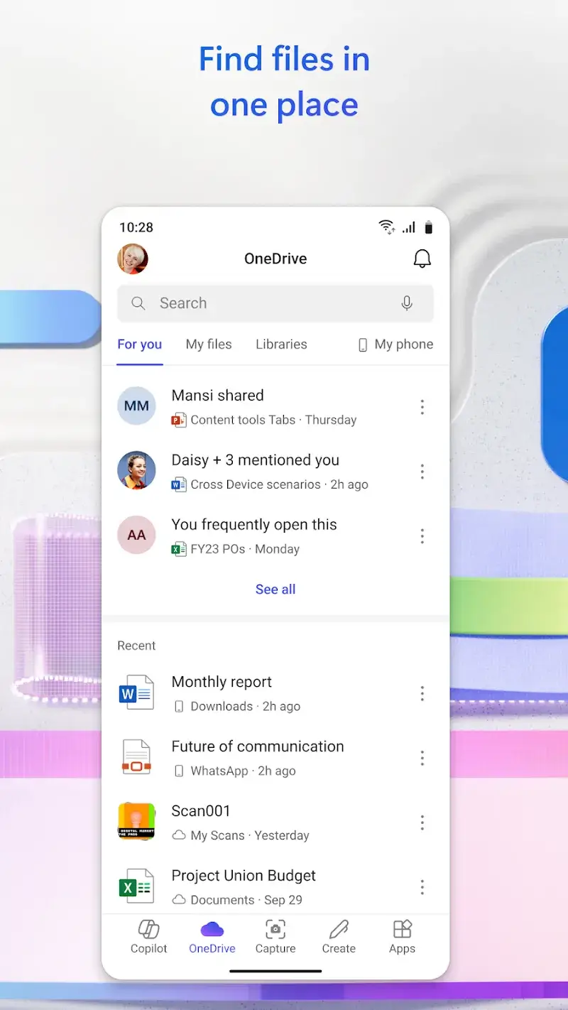 Captura de pantalla 5 de Microsoft 365 Copilot