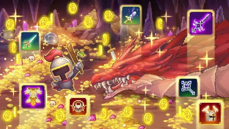 Capture d'écran 2 de Retro Hero Mr Kim : Idle RPG