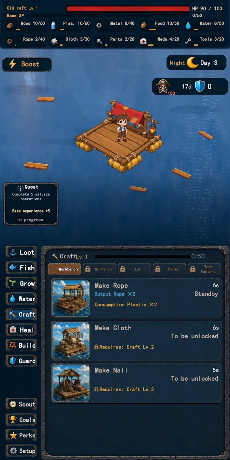 Raft Survival: Heaven Afloat screenshot de gameplay 3