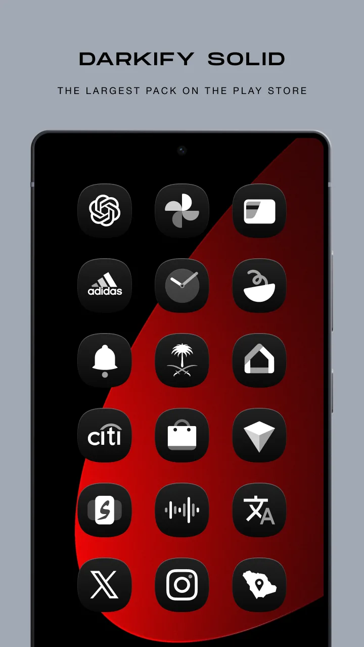 Capture d'écran Darkify Solid Icons 2