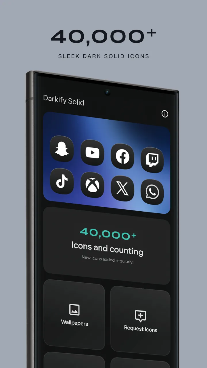 Capture d'écran Darkify Solid Icons 1
