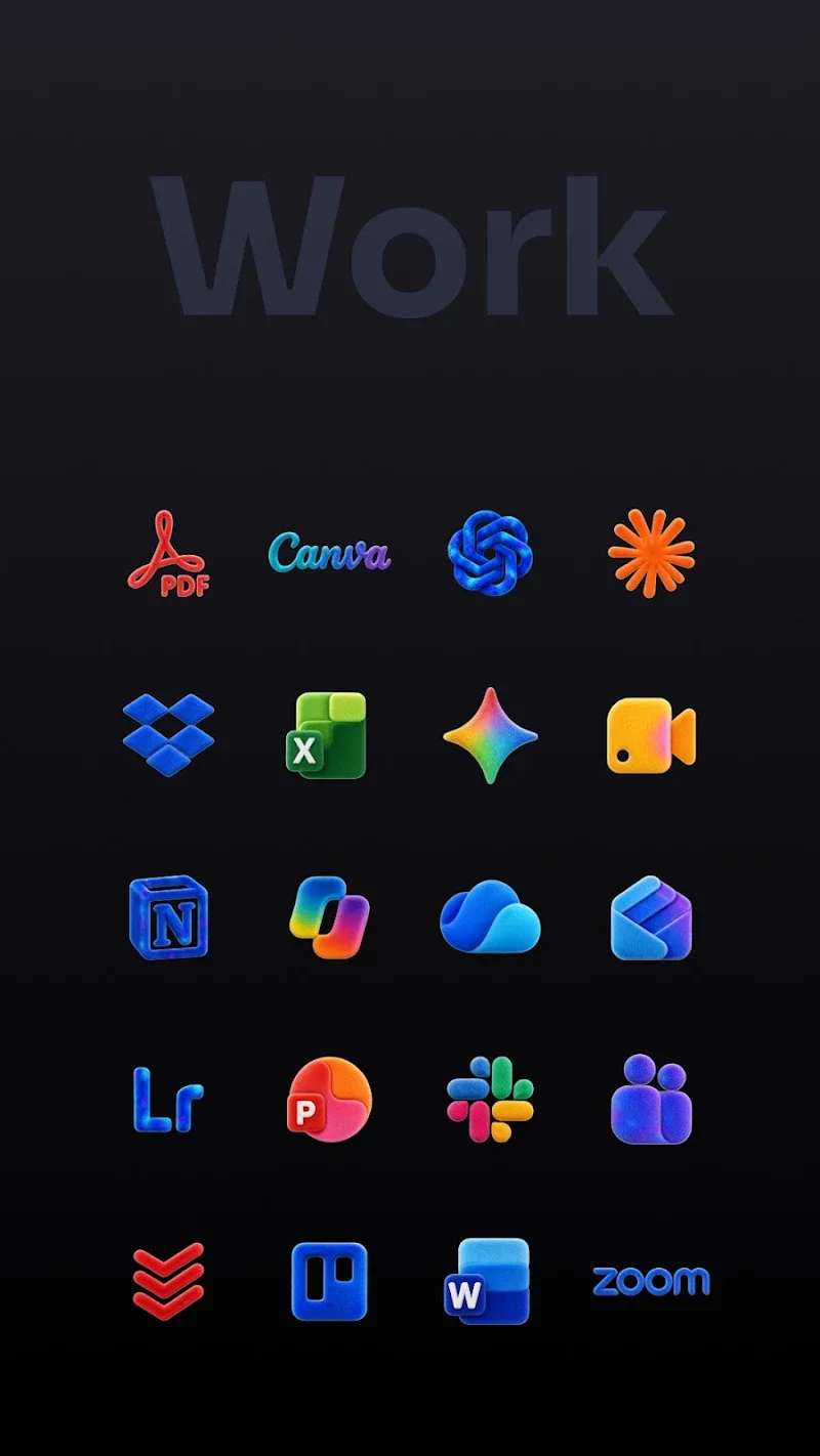 Capture d'écran Velura Icon Pack 6