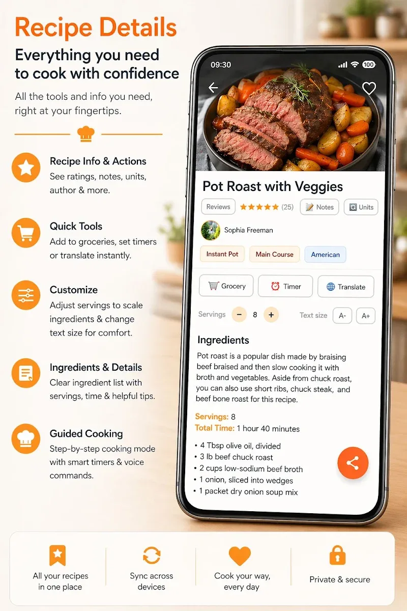 Instant Pot/Air Fryer Recipes app preview 4
