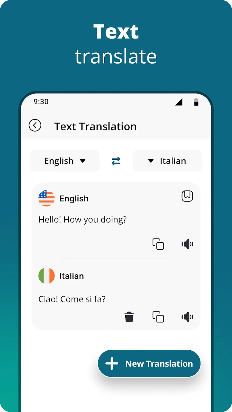 Captura de pantalla de Speak & Translate 2