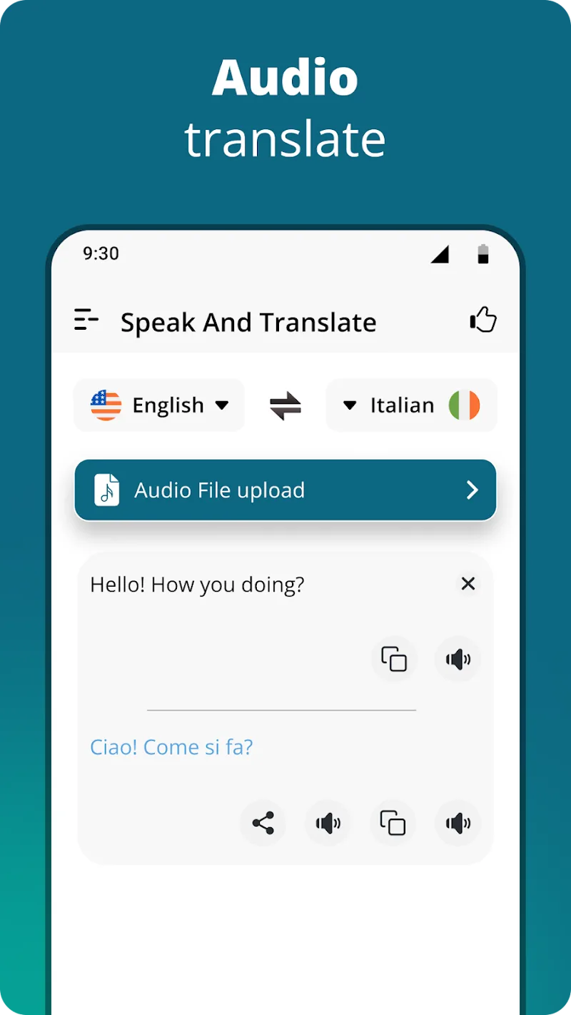 Captura de pantalla de Speak & Translate 5