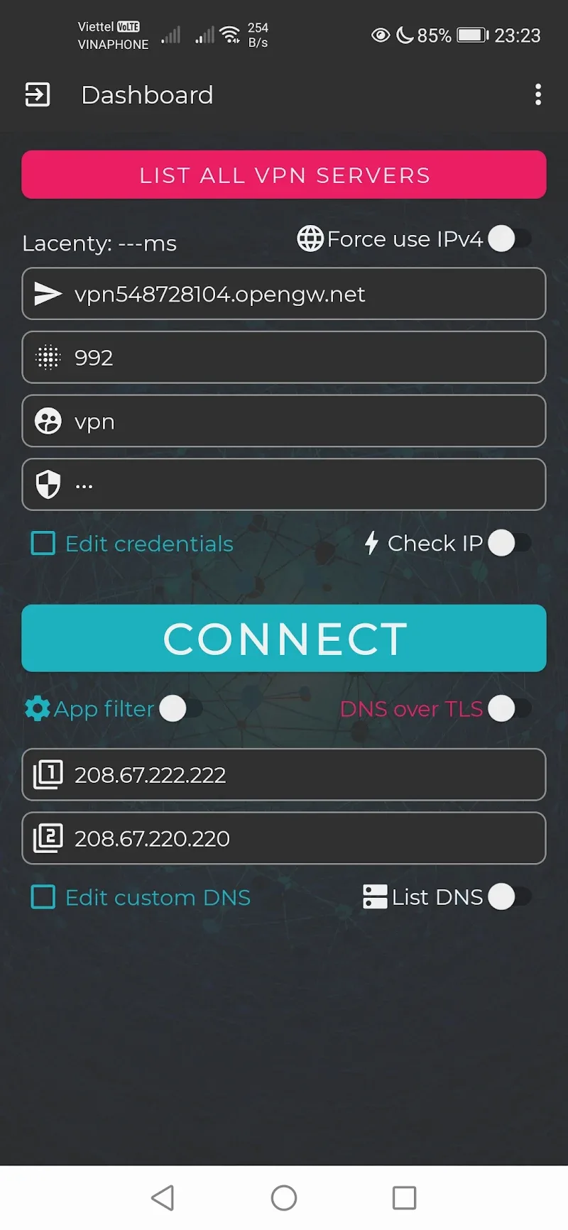 VPN Gate captura de tela 1