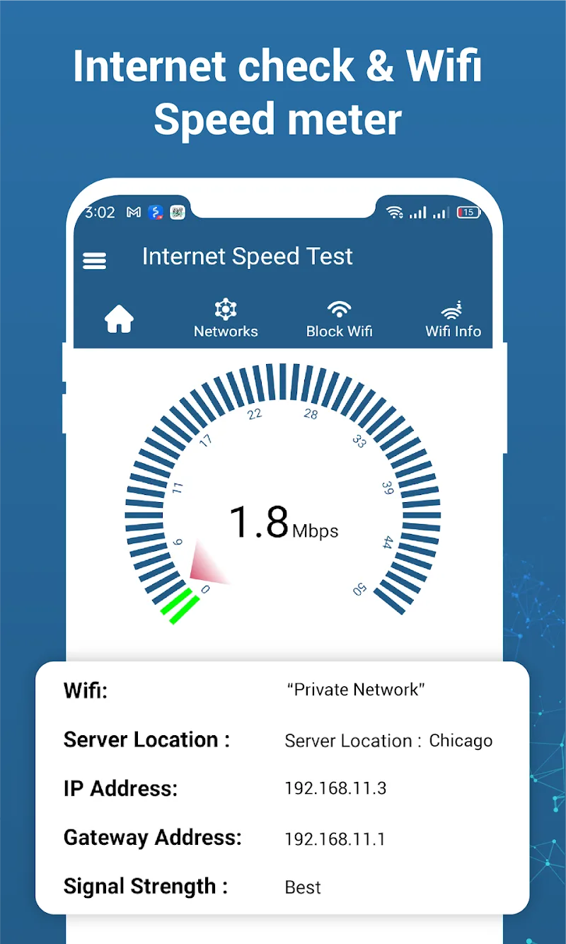 Captura de tela 1 do Wifi Info