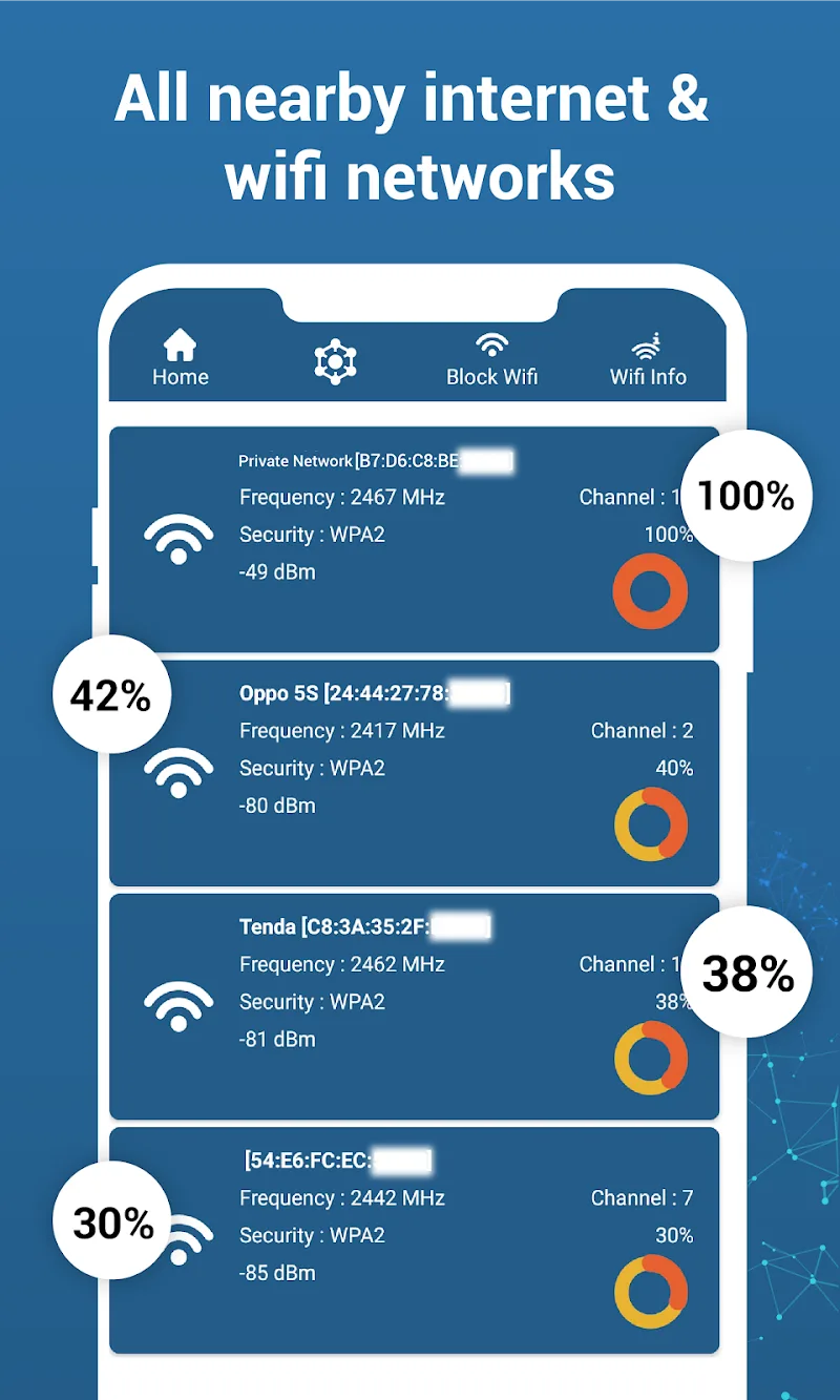 Captura de tela 4 do Wifi Info