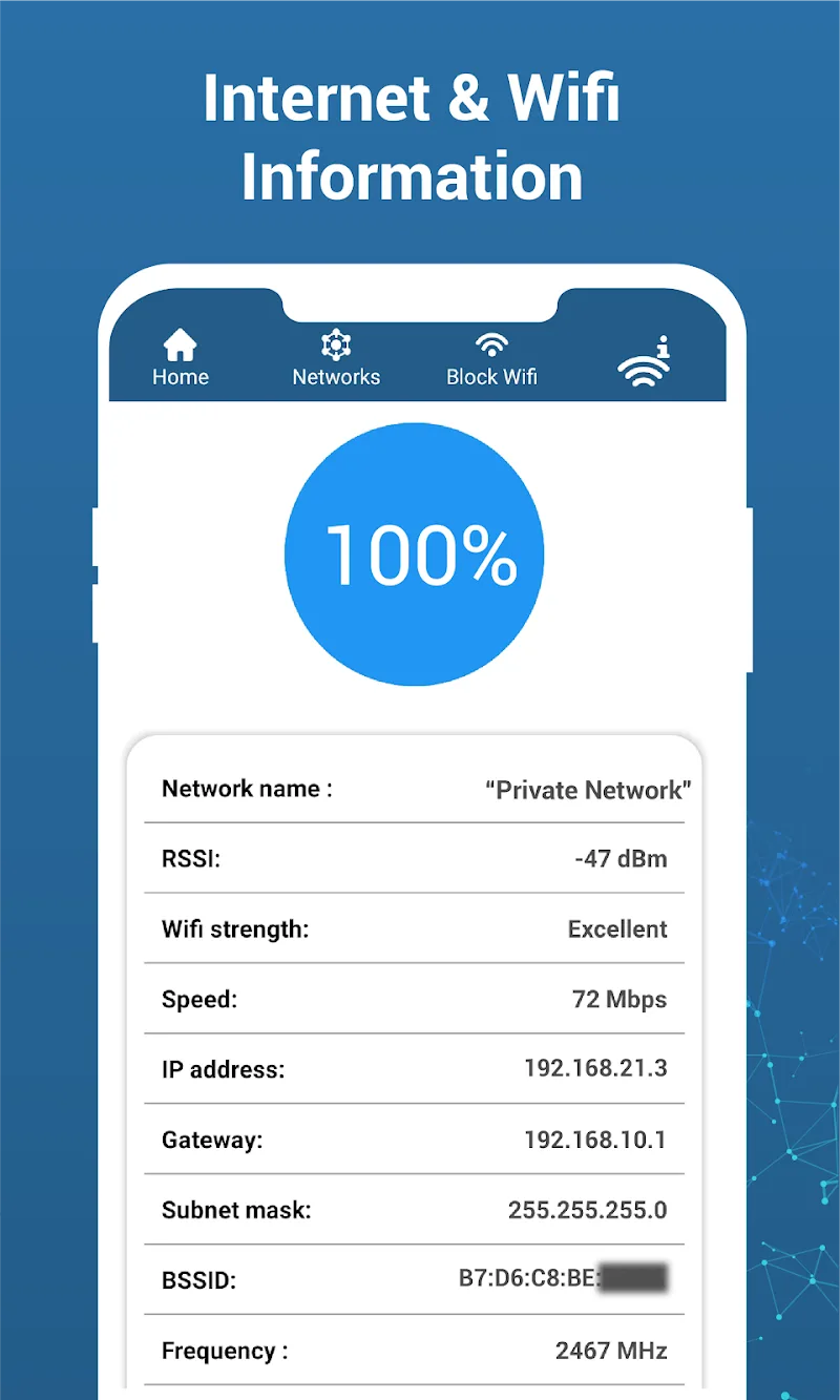 Captura de tela 3 do Wifi Info