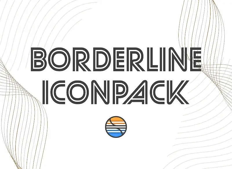 Screenshot 1 di Borderline Icon Pack