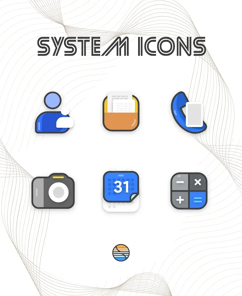 Screenshot 3 di Borderline Icon Pack