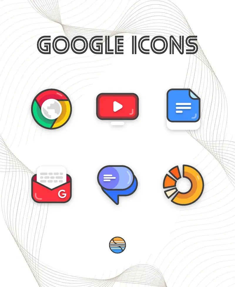 Screenshot 2 di Borderline Icon Pack