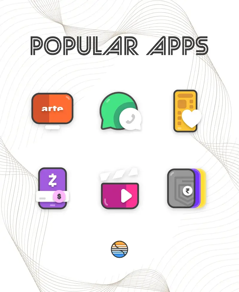 Screenshot 5 di Borderline Icon Pack