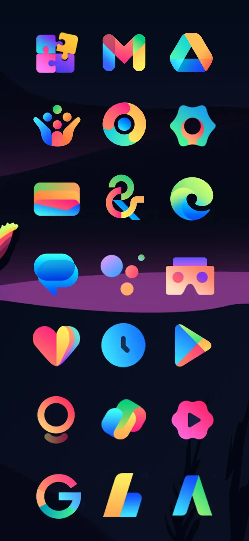 Captura de pantalla 1 de Radient Icons