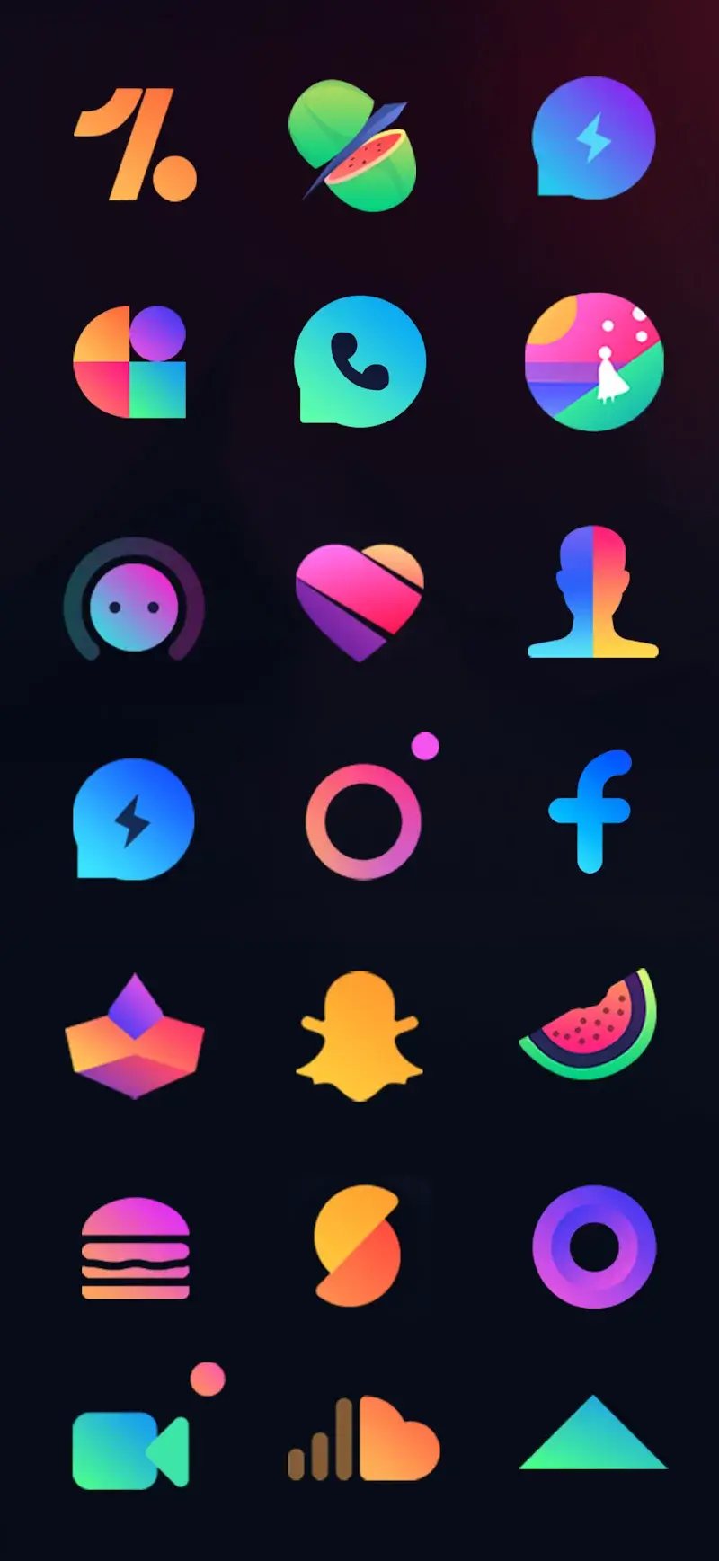 Captura de pantalla 2 de Radient Icons