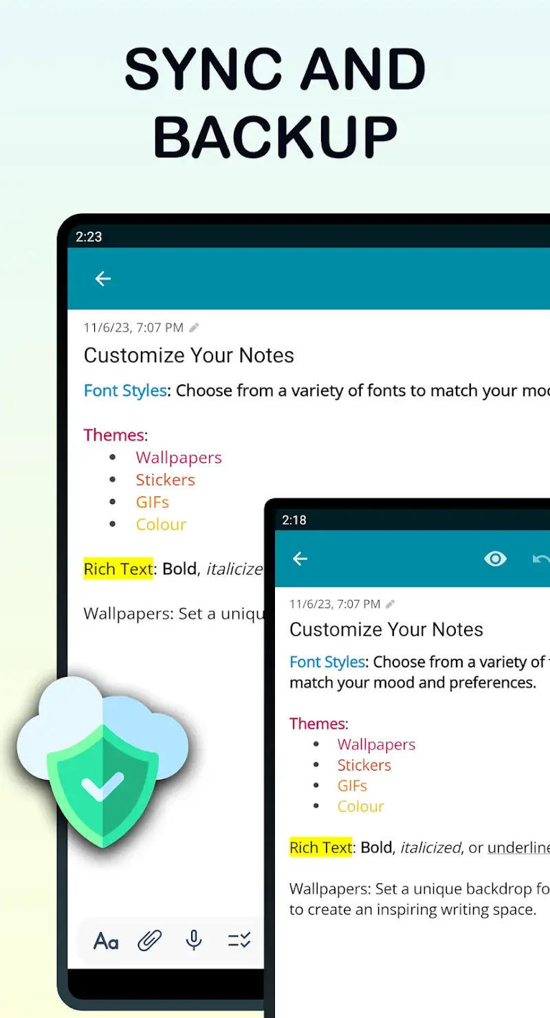Teka Notes - Notepad Screenshot 3