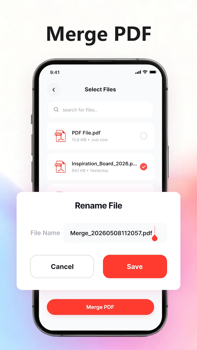 Tangkapan layar MobilePDF Editor 4