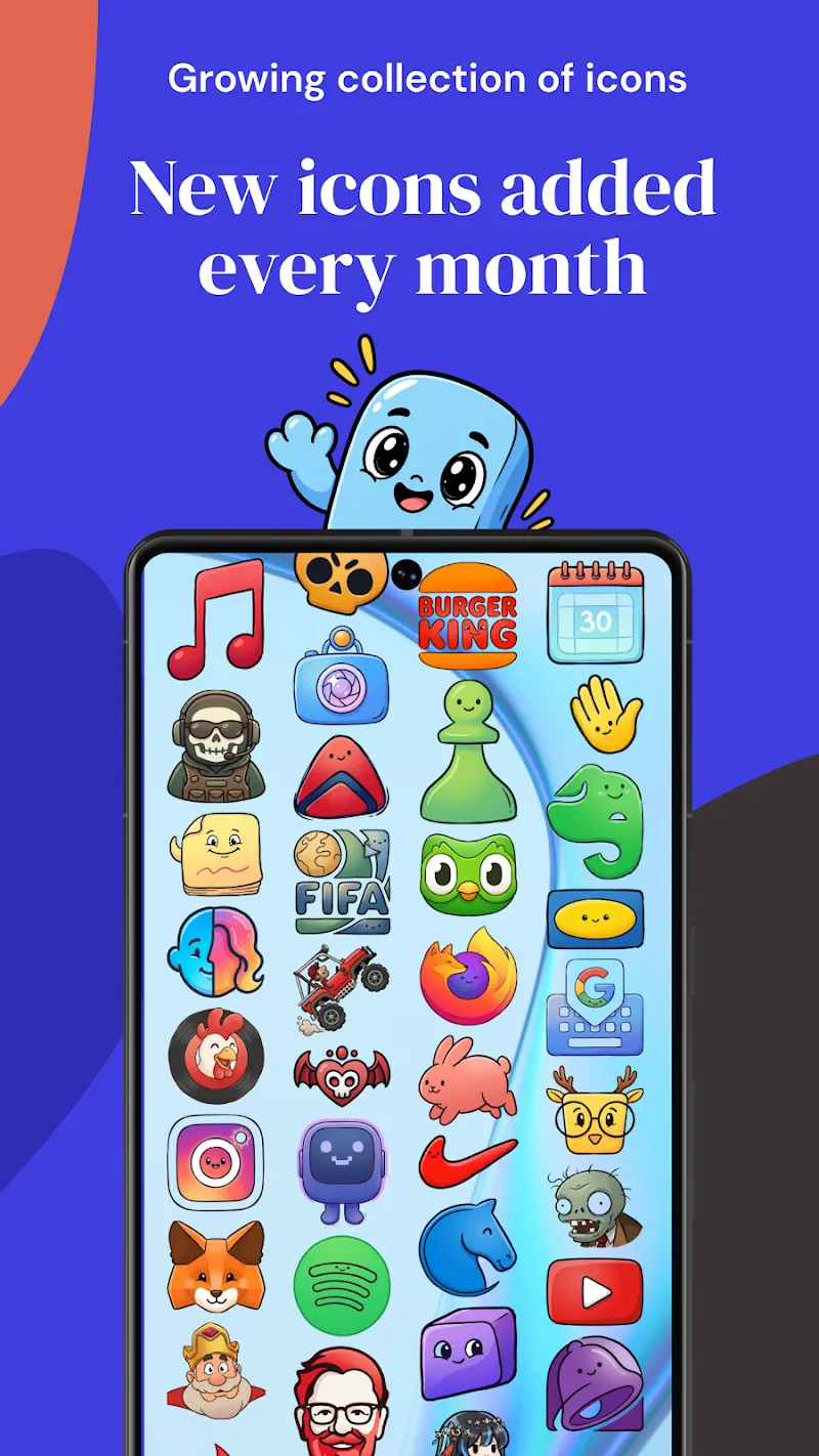 Captura de tela de prévia 2 de Doodle - Cartoon Icon Pack