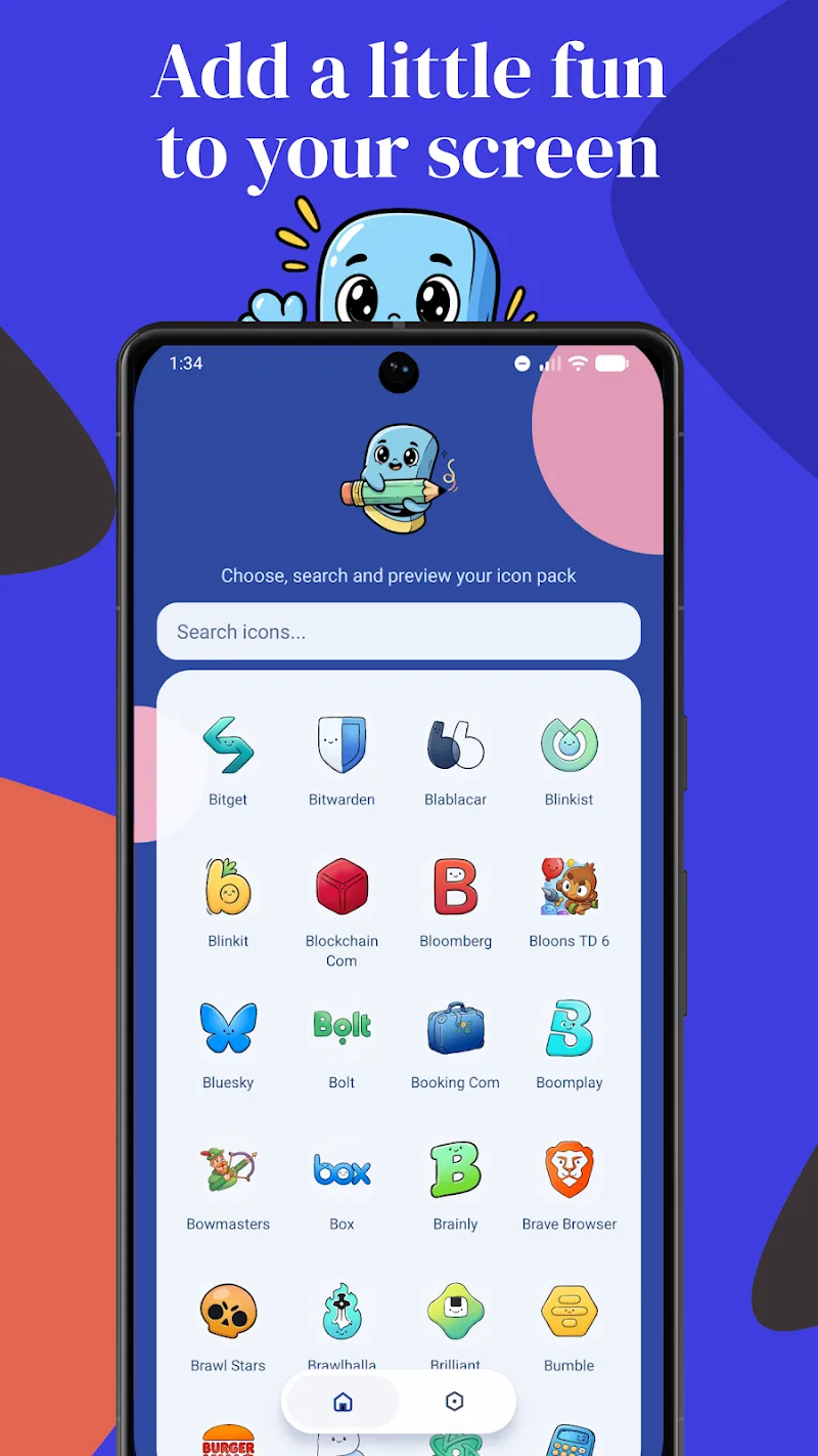 Captura de tela de prévia 3 de Doodle - Cartoon Icon Pack