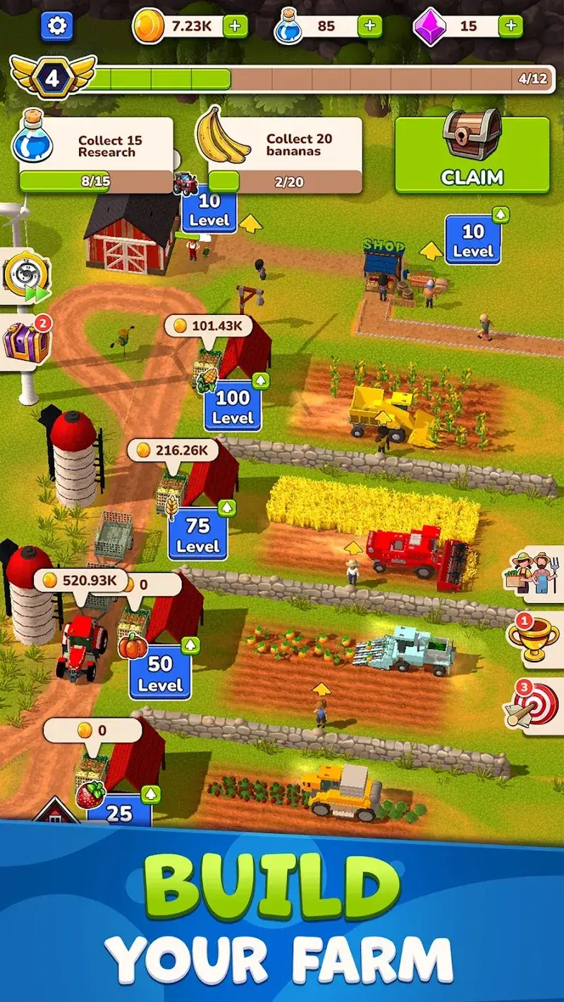 Idle Farm: Harvest Empire ekran görüntüsü 2