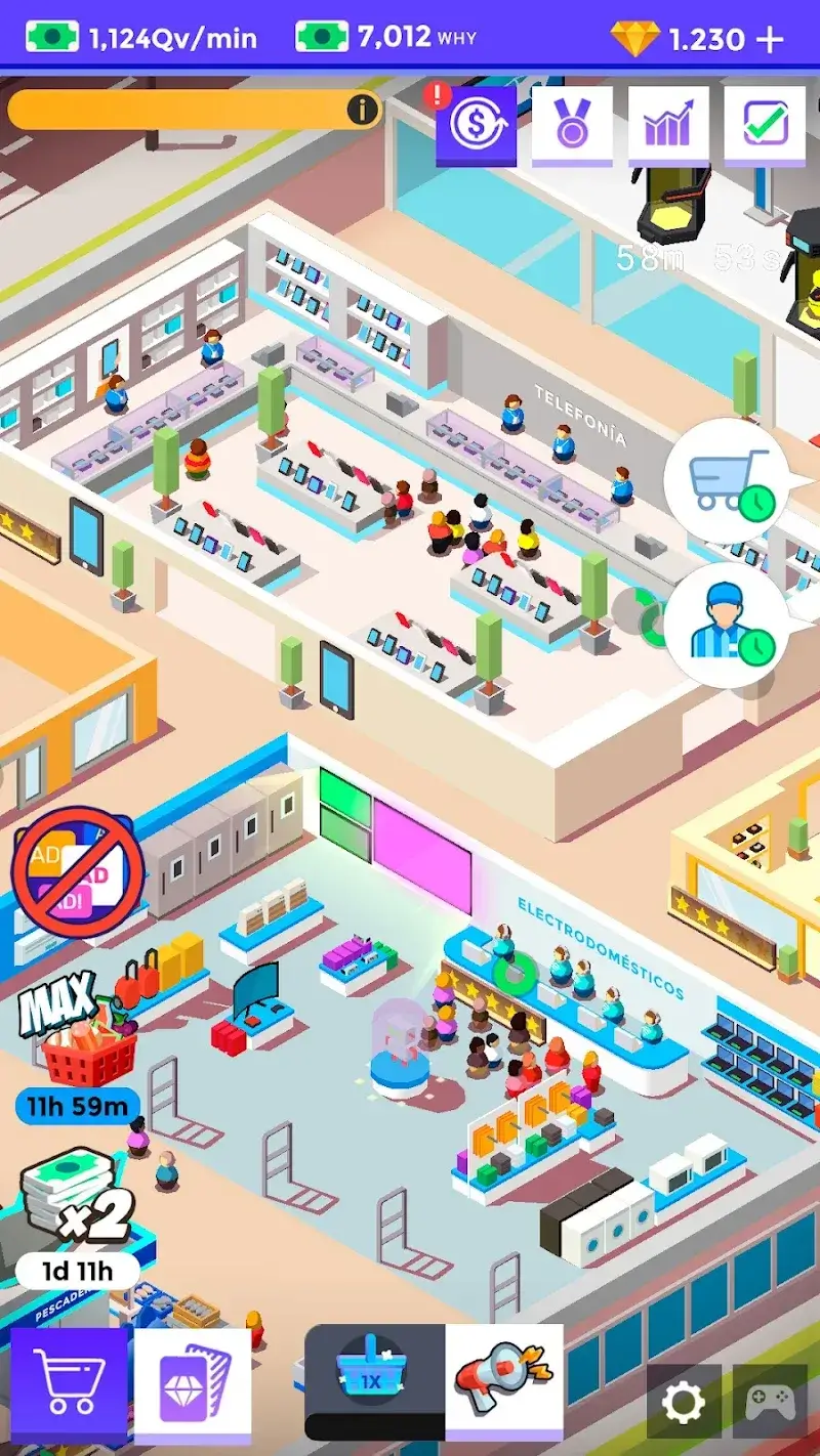 Idle Supermarket Tycoon - Capture d'écran 5