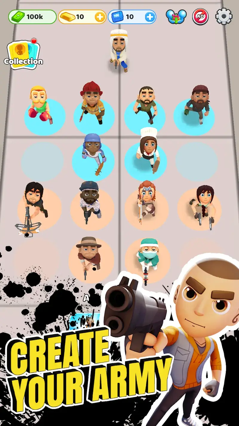 ภาพหน้าจอ Survivor Idle, Run: Z-RPG Game 2