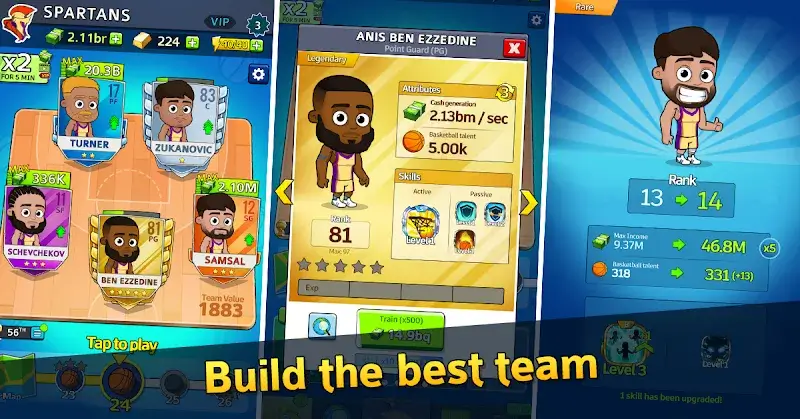 Idle Five Basketball Tycoon - Screenshot 2
